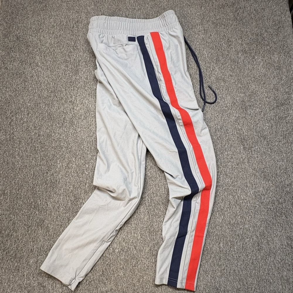Puma x TMC Track Pants Mens M Gray Nipsey Hussle Marathon Joggers Zip Y2K